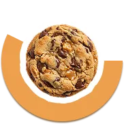 Chocolate-caramel cookie